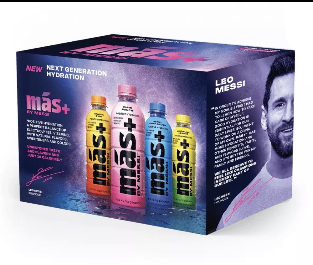NEW Mas + By Messi Commemorative Launch Pack - Debut Drop Limited Edition 8 Pack