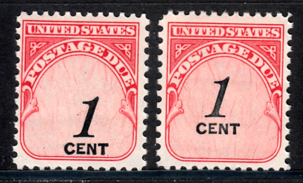 US  STAMP # J89 MISPRINT SHIFT ERROR VF  POSTAGE  DUE 1956  MINT OG NH  H1831 H