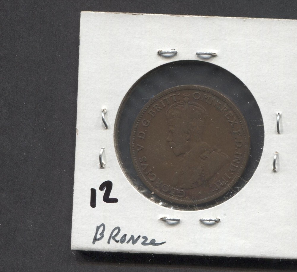 1919-Australia-VF-KM-22-1/2 Penny