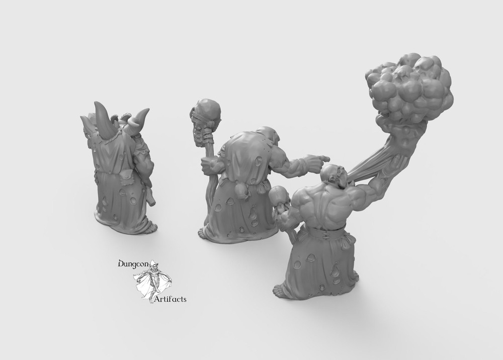 Orc Shamans - Wargaming Miniatures Monsters D&D, DnD