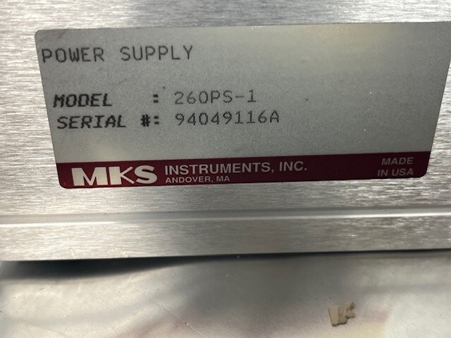 MKS PS260-1 POWER SUPPLY