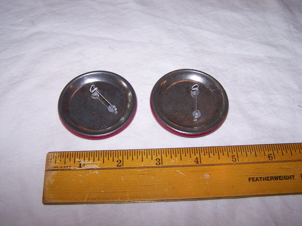 2 SAMUEL ADAMS Boston Lager BEER Pinback Button Pin