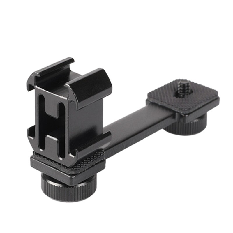 Bracket Mount 3 in 1 Hot Shoe Adapter Multifunctional Camera Accessory