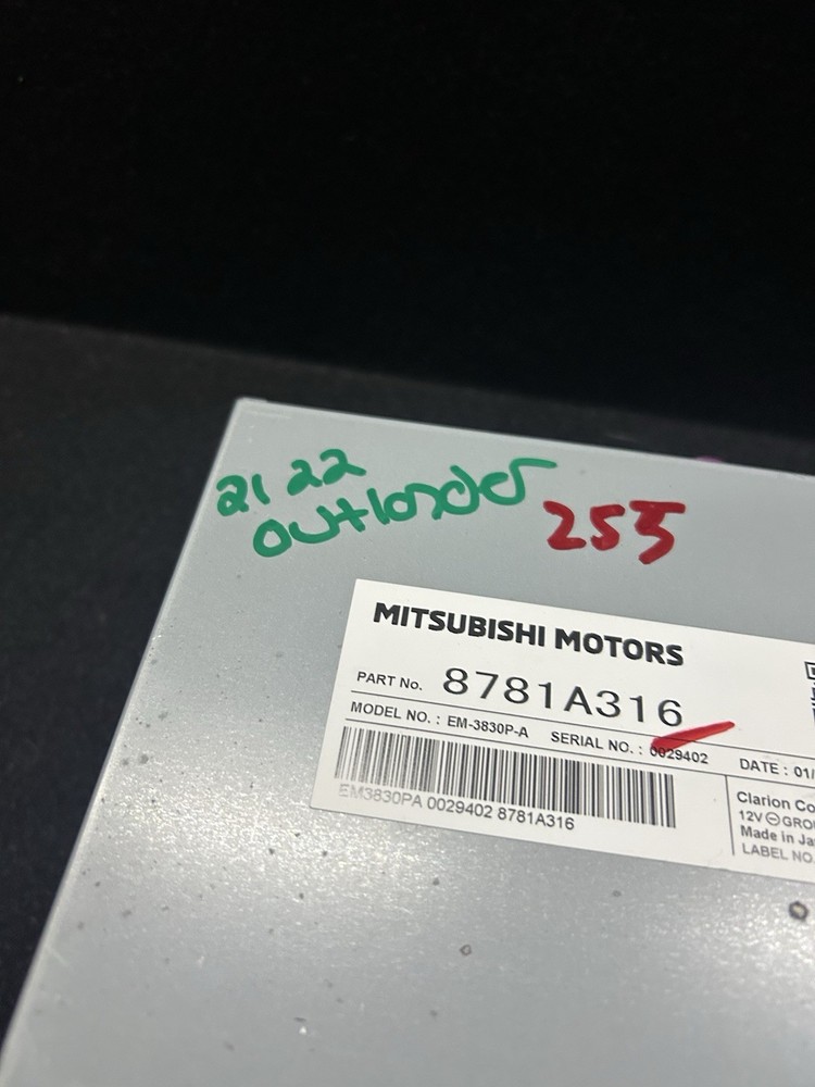 Genuine Mitsubishi Control Module 8781A316 OEM 45K