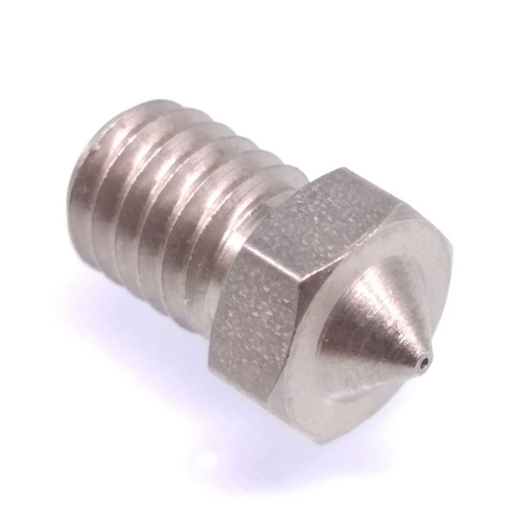 3D Printer Extruder Brass Nozzle 0.1mm ~ 1.0mm M6 Thread 3mm For E3D