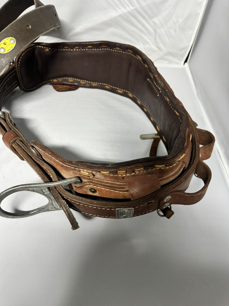 Bashlin Climbing Belt Size D20 Small 88 Series Lineman Pole Climb w/ Strap