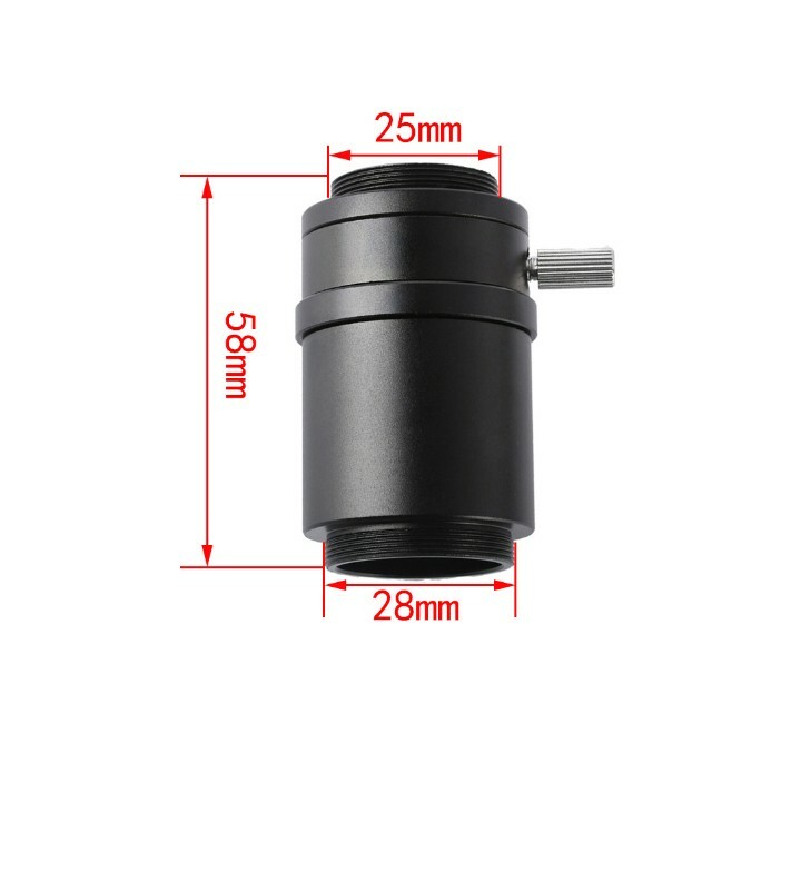 Microscope lens C-mount Lens 1X CTV For Stereo Microscope 25mm Camera Adapter