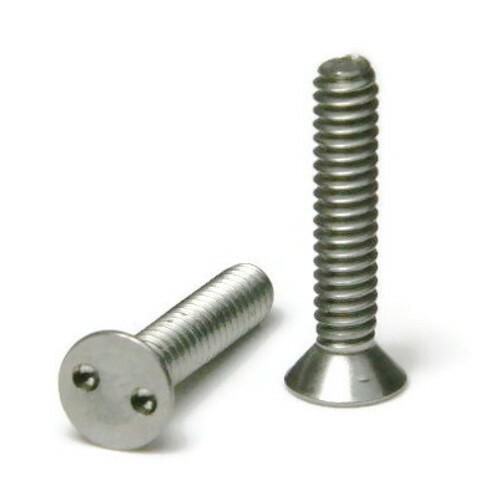 Spanner Snake Eye Flat Head Security Machine Screws - #8-32
