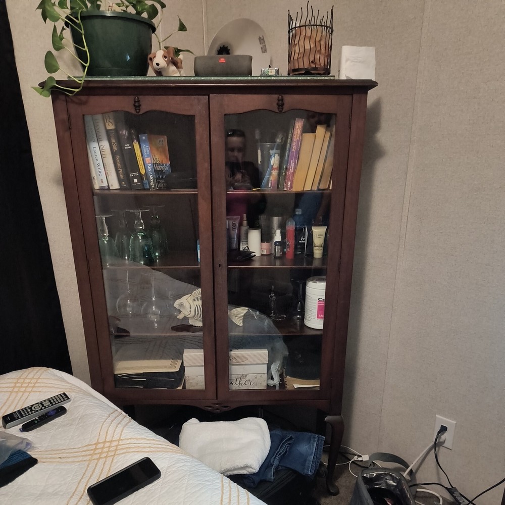 1940 Queen Ann Glass Book Case