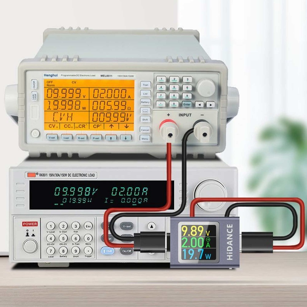 USB C Energy Capacity Tester HD Screen Offline Data Storage Wide Compatibility