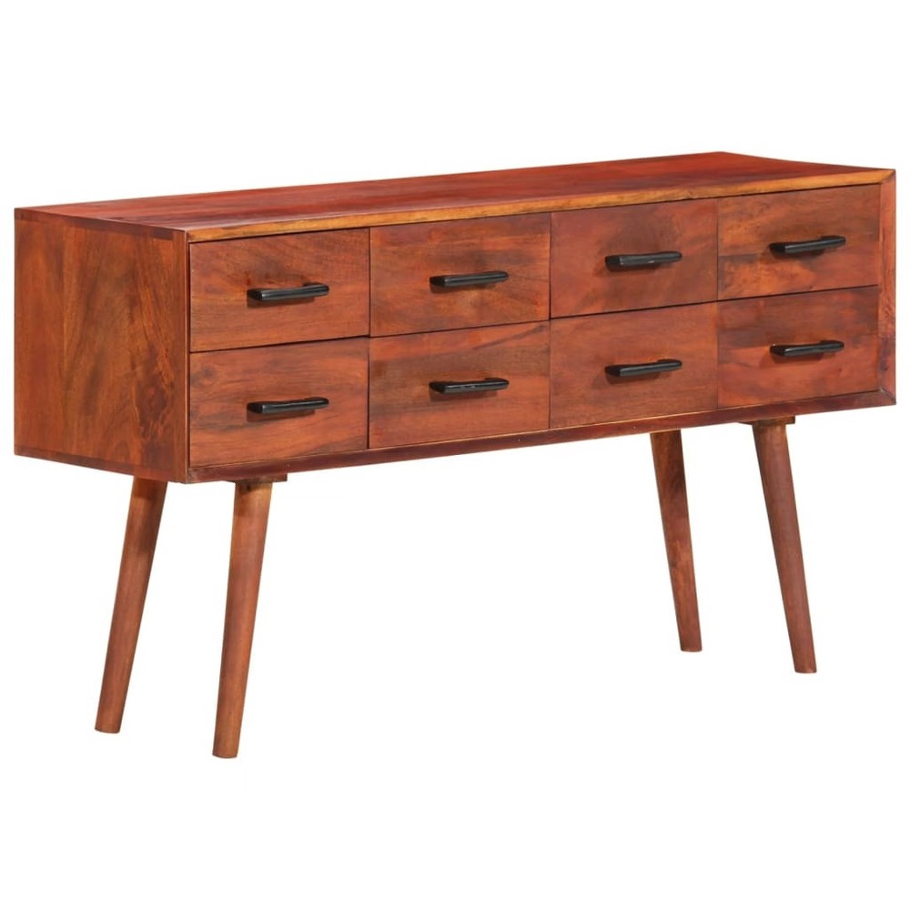 Sideboard Brown Solid Mango Wood, Iron Medium Sideboard
