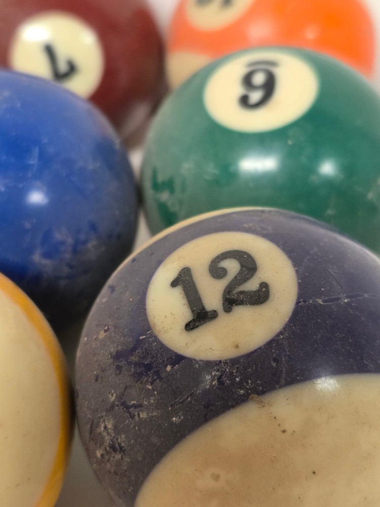 Vintage Pool Ball Set