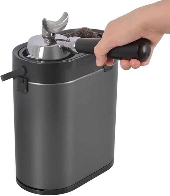 Espresso Knock Box Automatic Portafilter Cleaner Machine