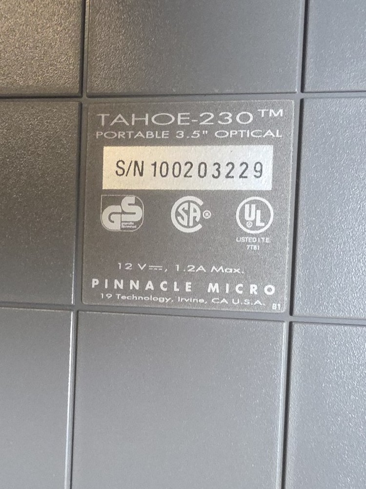 Pinnacle Micro Tahoe-230 Optical Drive - Untested