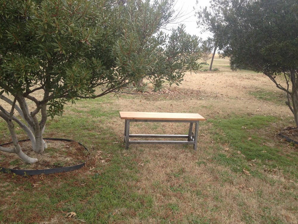 Hand Made Rustic Bench