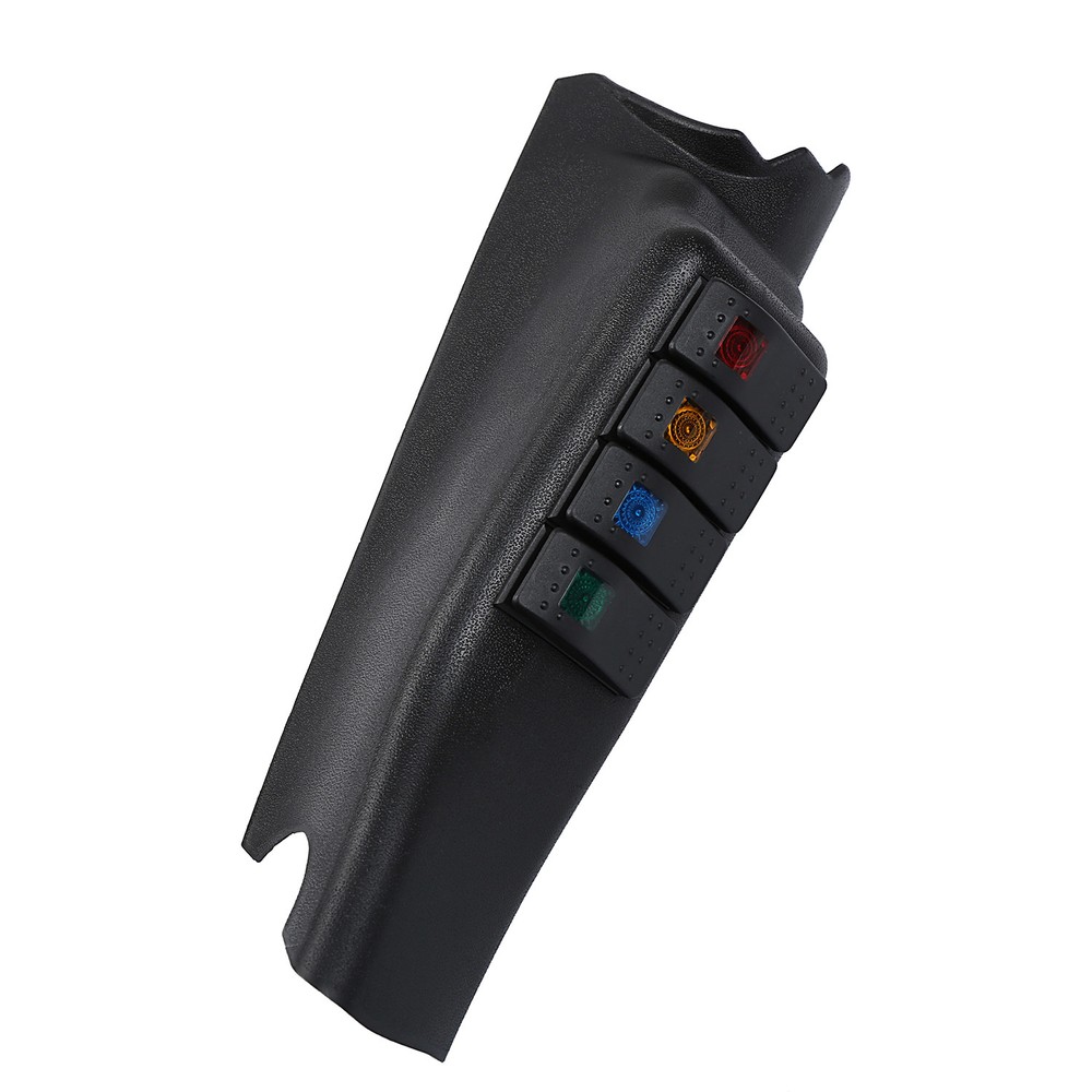 Fit 2011-2018 Jeep Wrangler JK Light Switch Panel A-Pillar Switch Pod+ 4x Switch