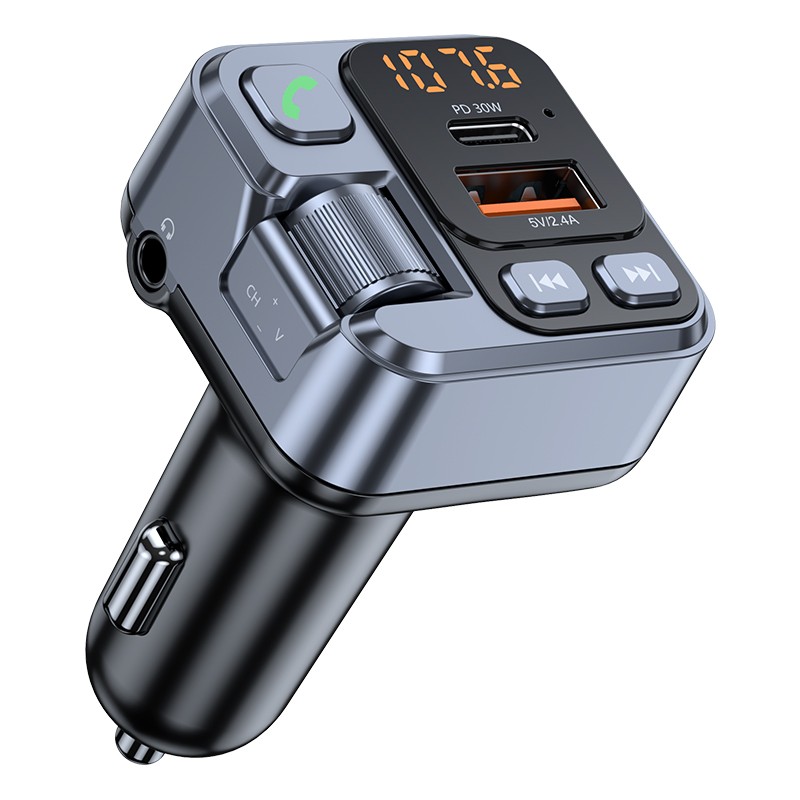 Car Wireless Bluetooth FM Transmitter MP3 Player USB Car Fast Charger Adapter