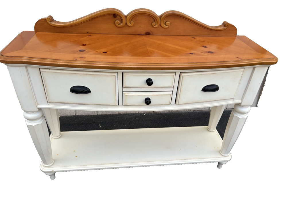 66890 Modern Country Buffet Sideboard Server Cabinet