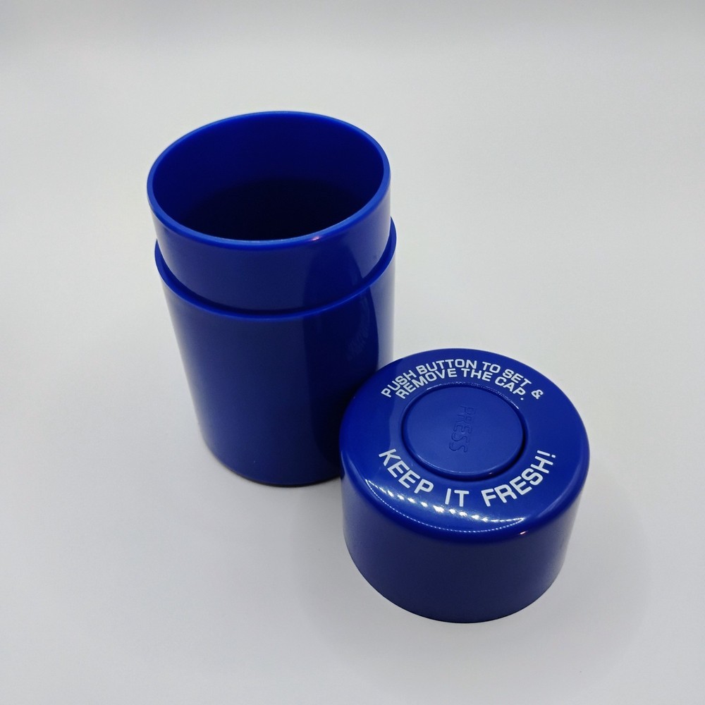 Tobacco container, grinder accessories (3 pc set) - BLUE