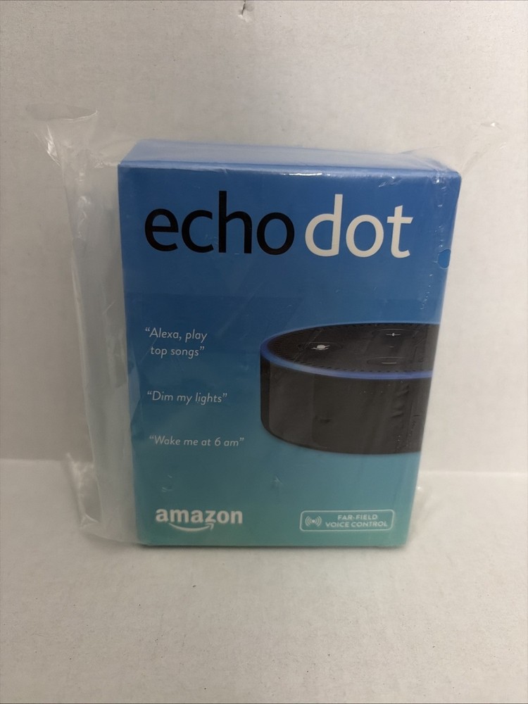 Amazon Echo Dot 2nd Generation Smart Speaker Alexa Enabled - Black - NEW