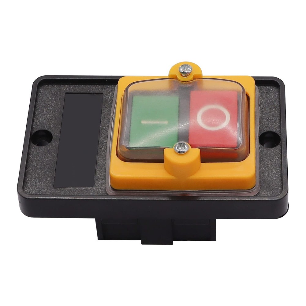 2PCS Latching Push Button Switch Waterproof On/Off Motor Start Stop Switch , Box