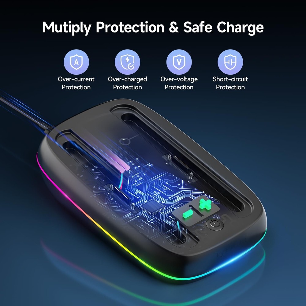 Controller Charging Dock for Nintendo Switch 2/Joy Con Fast Charger Station
