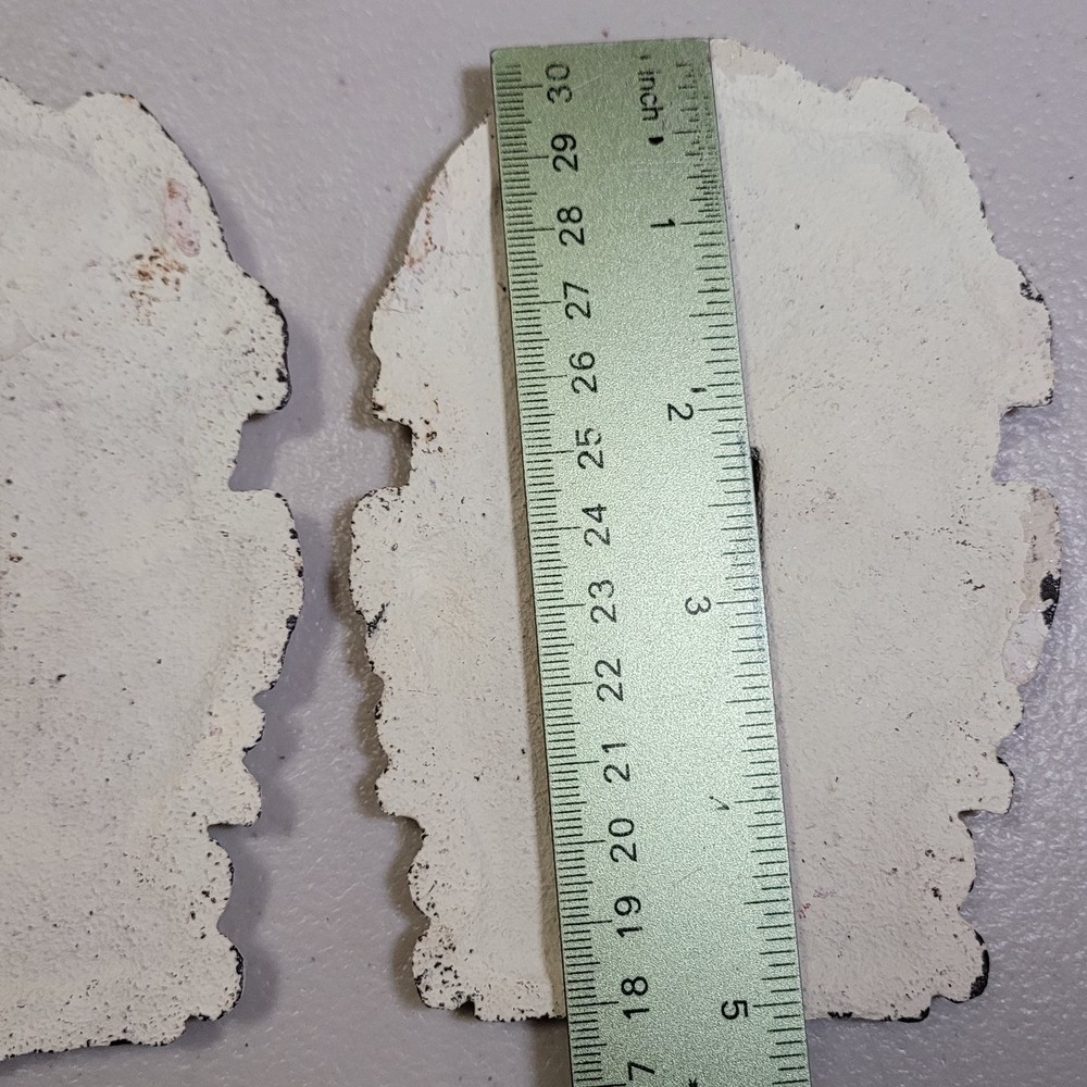 2 Shabby Chic Distressed Cast Iron single toggle light switch wall plate covers