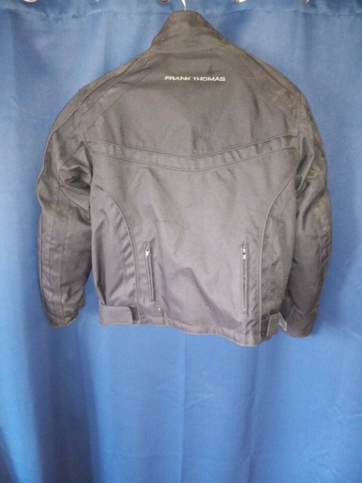Frank Thomas ladies medium motorcycle jacket great condition 