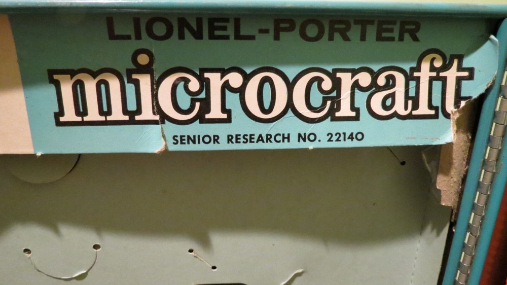 Lionel-Porter Microcraft Microscope, Missing Accessories, Tested