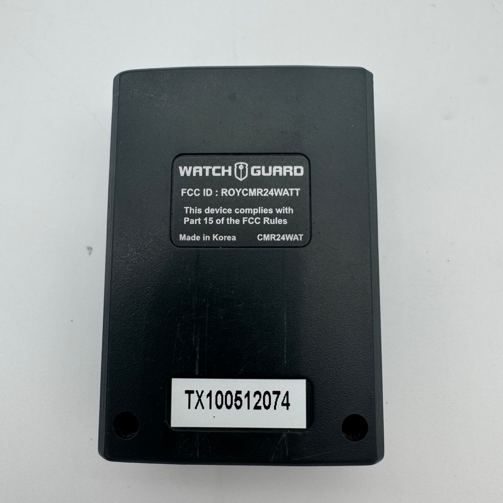 WatchGuard CMR24WAT WIRELESS TRANSMITTER MICROPHONE W/ Charging Base