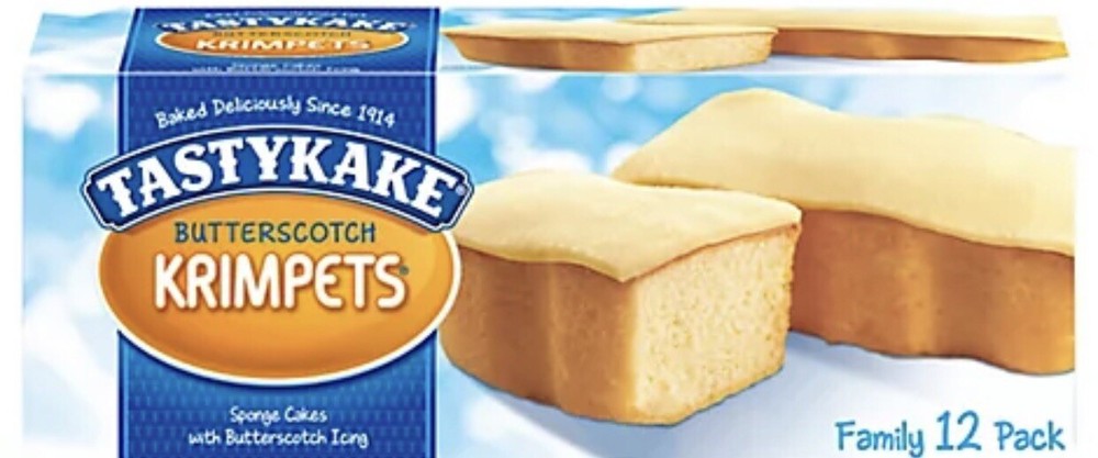 Tastykake Butterscotch Krimpets 2 Boxes