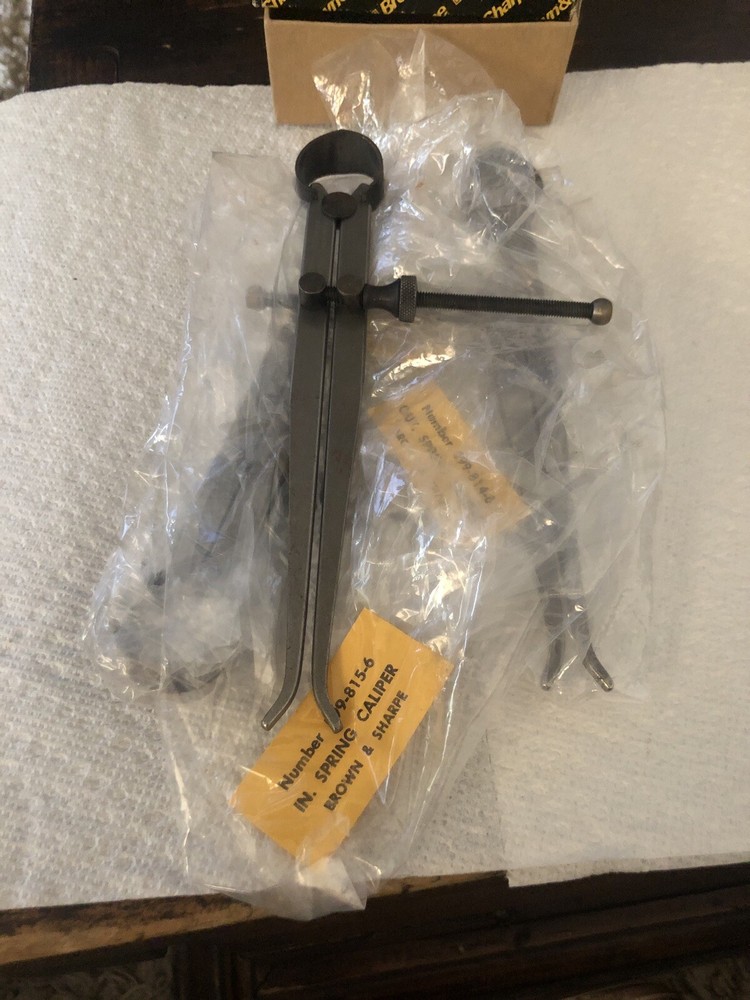 BROWN AND SHARPE 599-815-6 INSIDE SPRING CALIPER  0-6”