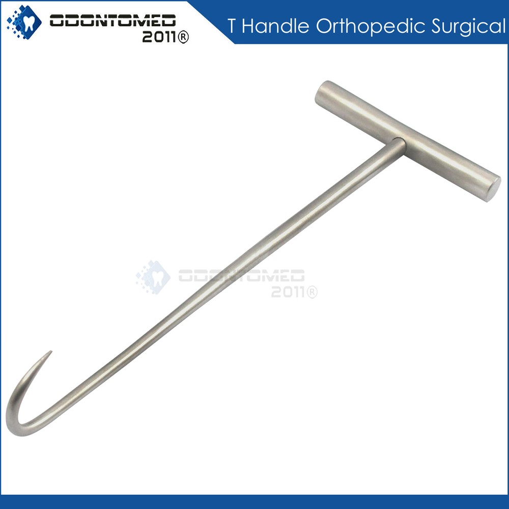 Bone Hook With T handle 8" Orthopedic Instruments new