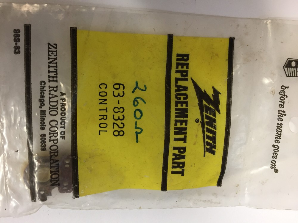 63-8328 ZENITH CONTROL NOS