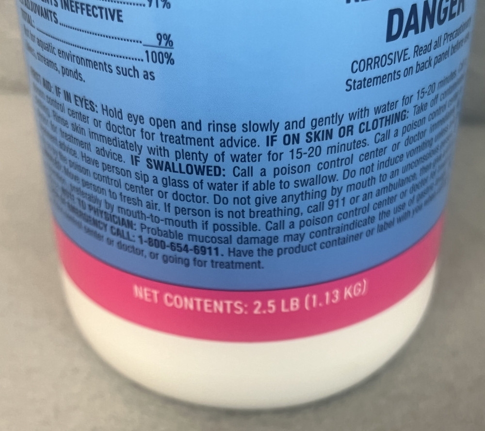 NEW HTH PH Decreaser 2.5lb Prevents Scale Improved Sanitization