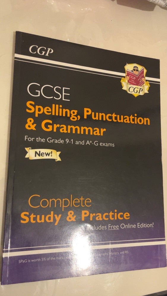 GCSE EDEXCEL Spelling Punctuation And Grammar Revision Guide