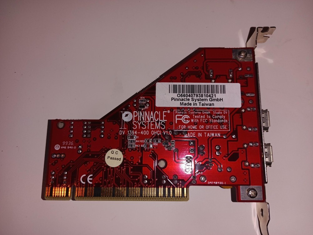 Pinnacle Systems 1394 DVI capture card