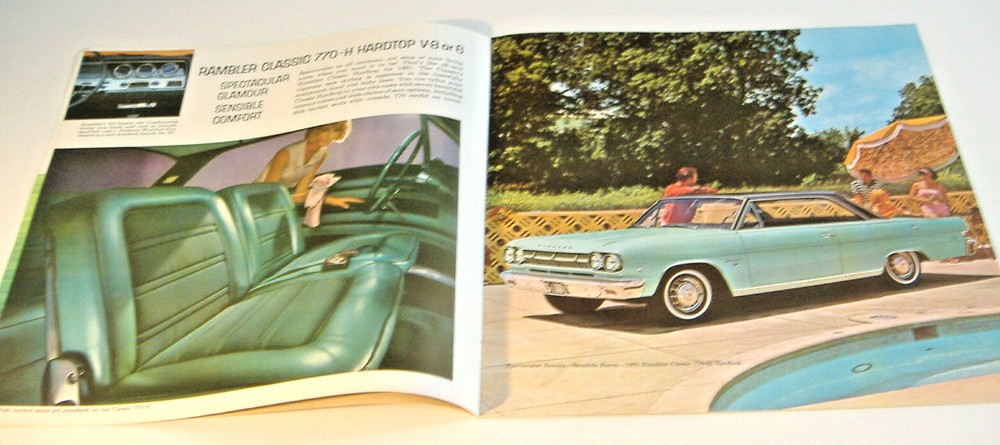 1965 RAMBLER CLASSIC ~ AUTOMOBILE BROCHURE