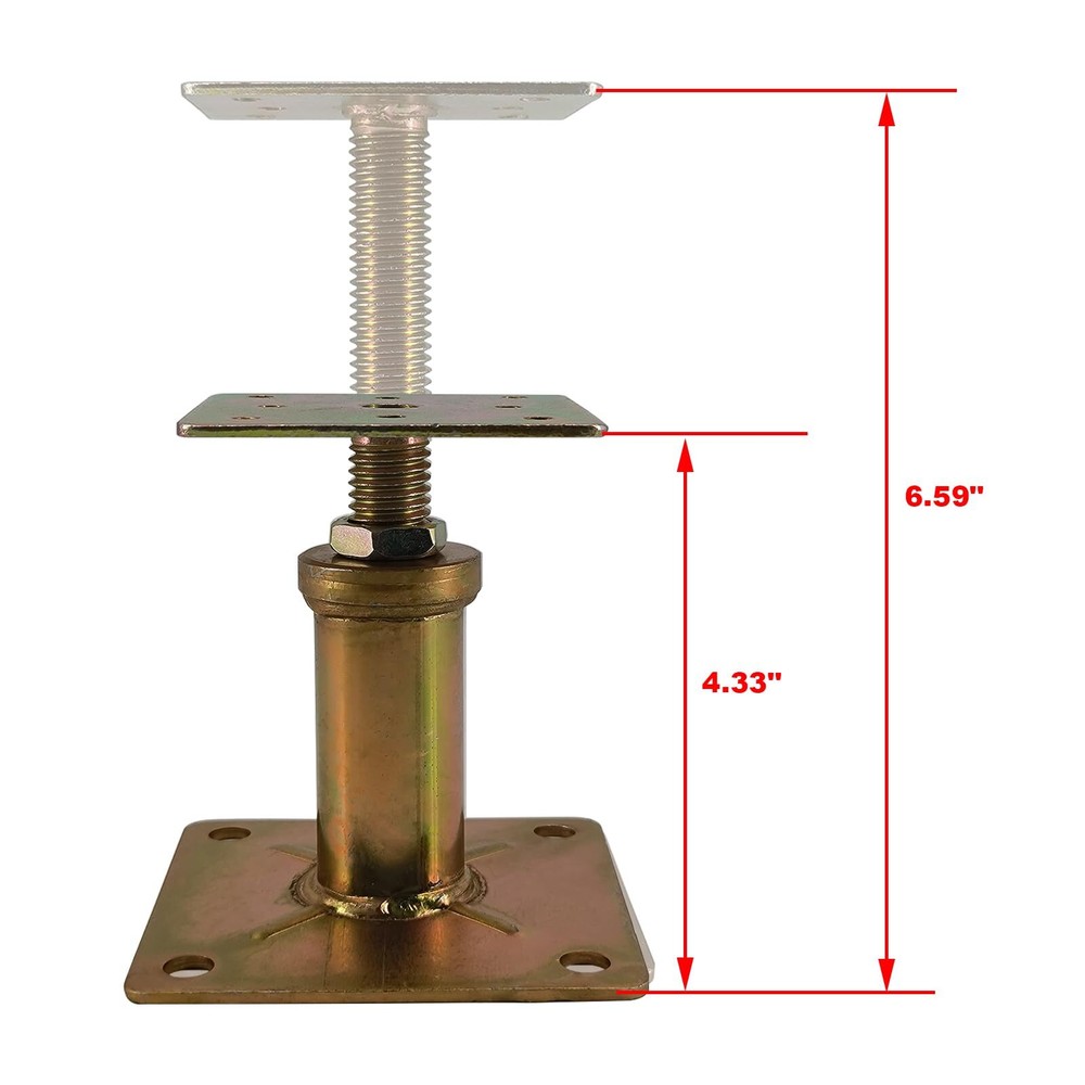 4-7" Adjustable House Floor Jacks Mini Screw Post Pole 6 Pack