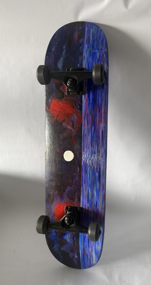 Skateboard (Custom Art) Multicolor Abstract Design