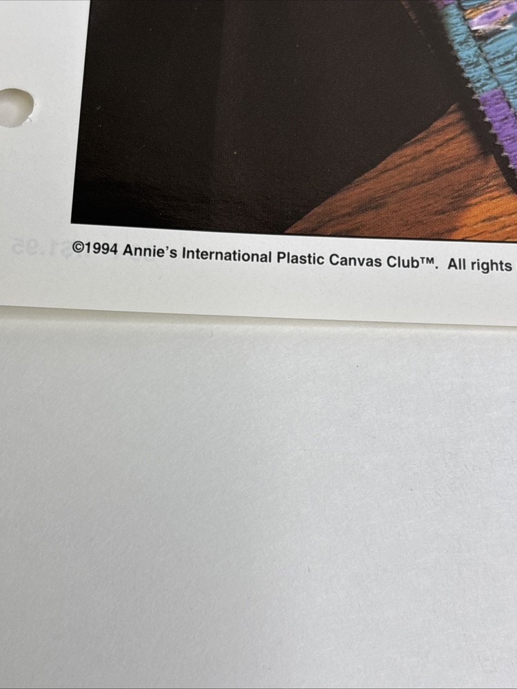 Arrowhead Table Mat Annie's Attic Plastic Canvas Pattern Page