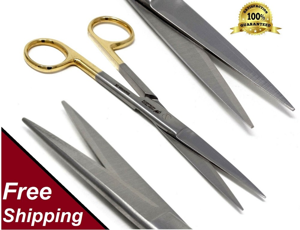 T/C OPERATING SCISSORS SHARP SHARP 5.5" STRAIGHT TIP w/ Tungsten Carbide Inserts