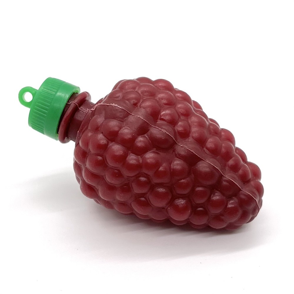 Vintage Empty Fun Fruits Grapes Bunch Candy Container Purple Plastic Grape