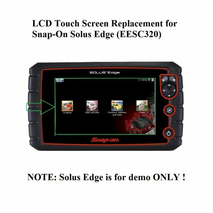 LCD Touch Screen Digitizer Replacement for Snap-on SOLUS Edge EESC320 Scan Tool