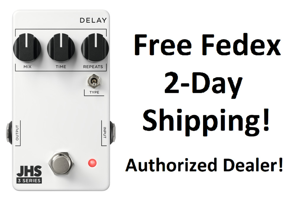 New JHS 3 Series Delay Guitar Effects Pedal