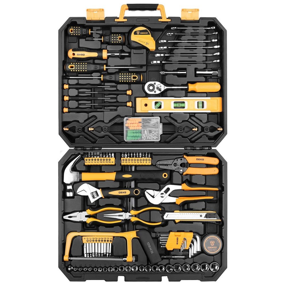228 Piece Socket Wrench Auto Repair Tool Combination Package Mixed Tool Set H...