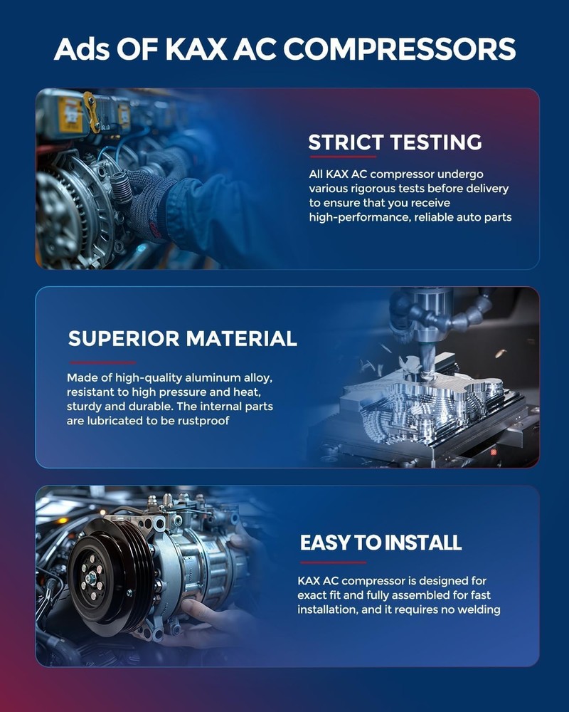 AC Compressor Accent Rio 2012-2017 178324