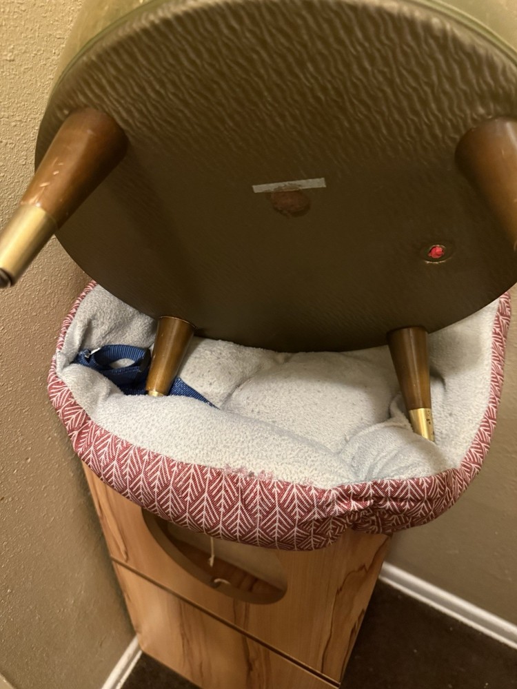 MCM 1960s Inflatable Foot Stool
