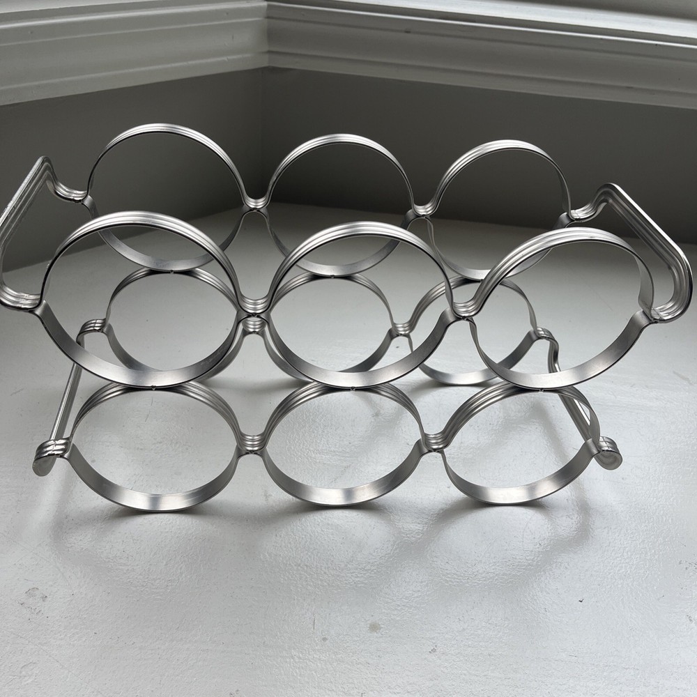 Mango Steam 6 Bottle Counter-top Wine Rack - Storage Organizer for Kitchen