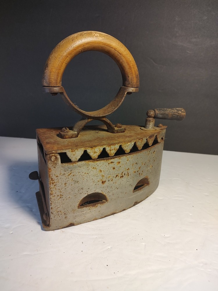 Antique Victorian Coal Clothes Iron